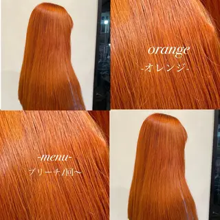 ロング 🎀ハイトーン/ 艶カラー/夕月🎀のヘアスタイル