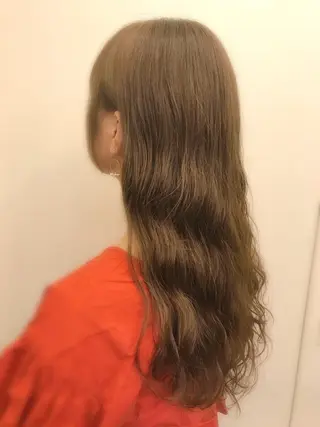 ロング パーマ hair design BRAT所属・岩崎 よしの /BRAT/築地口のヘアスタイル