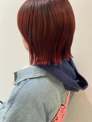 ショート カラー 田中 あやなのヘアスタイル