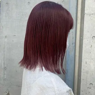 ミディアム カラー 🪭risa 暖色/レイヤー🪭のヘアスタイル