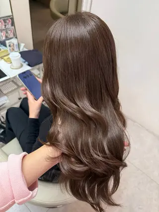 ロング カラー ♡韓国/レイヤー カット/Ayana♡のヘアスタイル