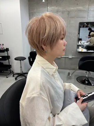 ショート 韓国レイヤー🇰🇷 ReLien西大寺店のヘアスタイル