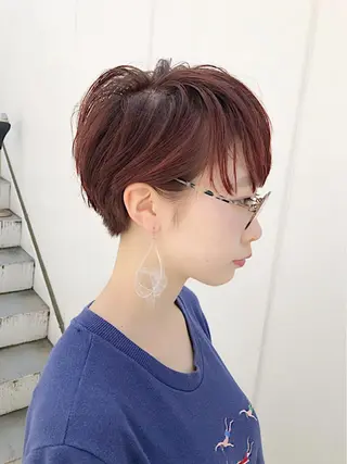 ショート カラー ノグチ ユウキ/ボブのヘアスタイル