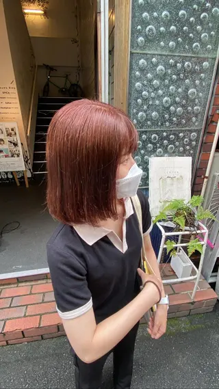 ショート カラー 松本 莉央のヘアスタイル