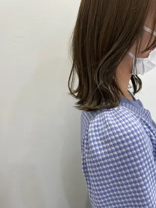 ミディアム 🪴酒井 可南子🪴のヘアスタイル