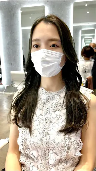 ロング カラー DX SHARE SALON 原宿店所属・レイヤーカット/ 田中 しょうのヘアスタイル