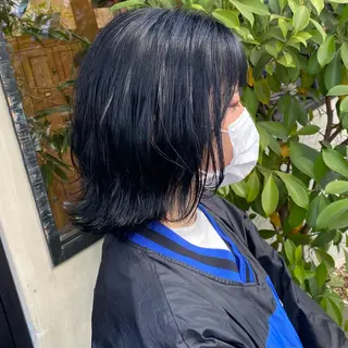 ミディアム カラー 比嘉 陽のヘアスタイル