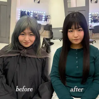 ロング カラー 🦋REISA🦋 エクステ×ハイトーンのヘアスタイル