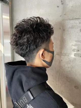 メンズ フリーランスシェアサロンルレイル所属・心斎橋/メンズ /ルレイル/地形真希のヘアスタイル