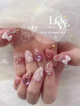 ネイル ラベンダー💖日暮里 ルル💖ネイルのネイルデザイン