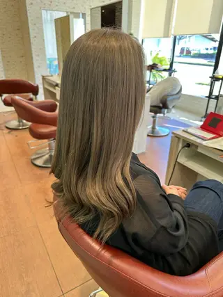 ロング カラー ヘアアレンジ ho nokaのヘアスタイル