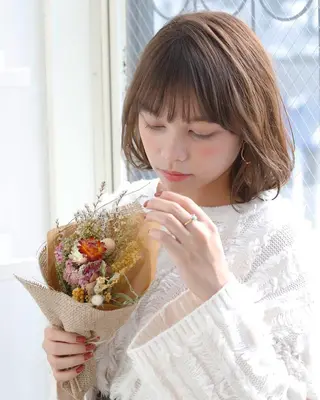 ミディアム カラー 🍊千葉 未来🍊店長のヘアスタイル