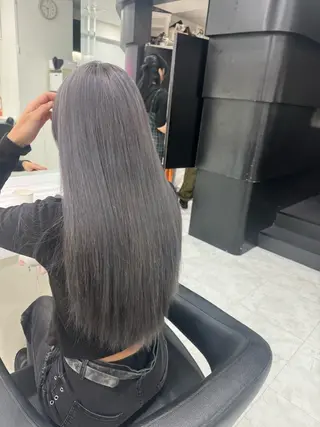 ロング カラー 大人っぽ韓国🤍ブリ ーチ/mitsukiのヘアスタイル