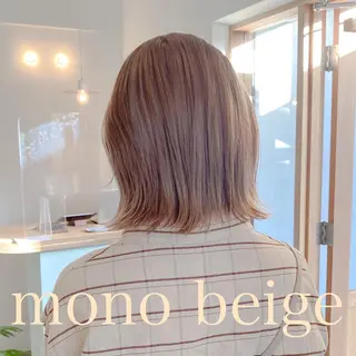 ミディアム カラー 美髪ストレート 川本雄己のヘアスタイル