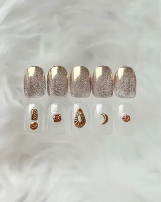 ネイル 手描きアート🎨 tama|竹ノ塚のネイルデザイン