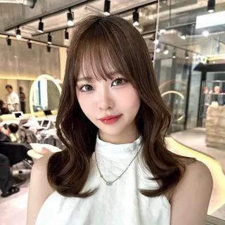 セミロング 🎀𝑆𝐴𝑅𝐴 /レイヤーカット🎀のヘアスタイル