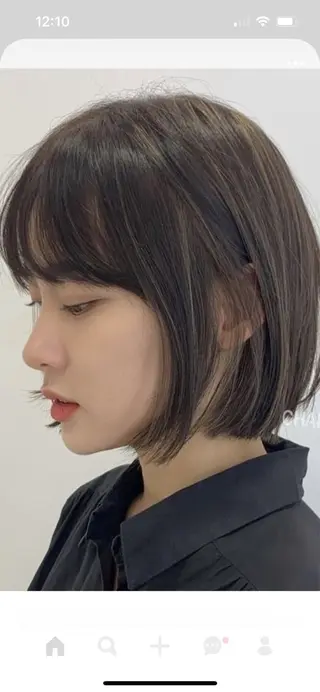 ミディアム ブリーチなし/透明感 /ショート/大世のヘアスタイル