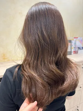 ロング カラー ボブ/美髪矯正 /佐藤　奈巳のヘアスタイル
