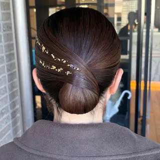 ミディアム カットモデル/ セット/COCOKAのヘアスタイル