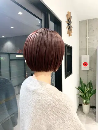 ショート ショートボブ/ママ 美容師/中川ゆみかのヘアスタイル