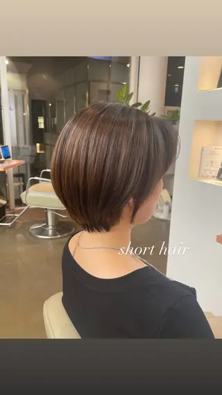ショート ♡レイヤー/ボブ 透明感/うらら♡のヘアスタイル