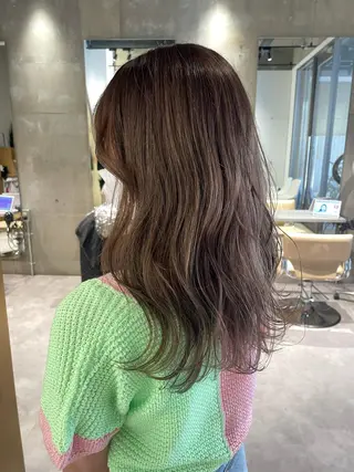 ロング カラー パーマ 海外レイヤー 🇺🇸/ヒナコのヘアスタイル