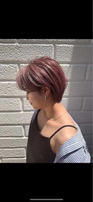 ショート カラー 🌟TOSHI/透明 感カラー/ショートのヘアスタイル