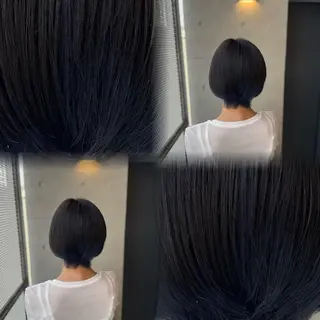 ショート カラー 髙橋 李里亜のヘアスタイル