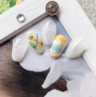 ネイル 北浦和 自爪育成ケアのネイルデザイン