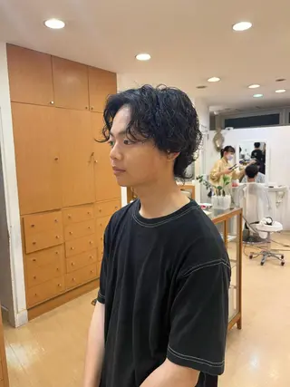 パーマ メンズ 💠つたふうか/ 韓国/メンズヘア💠のヘアスタイル