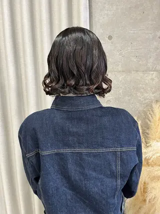 ミディアム パーマ ショートカット無料/ 小顔ショートのヘアスタイル