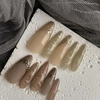 ネイル Ray. ちゅるん系ニュアンスのネイルデザイン