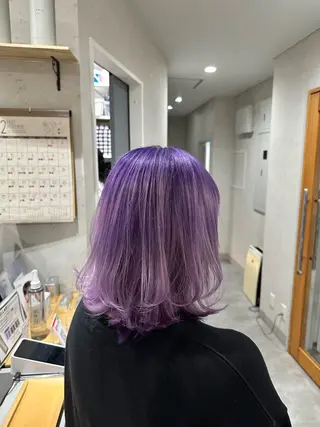 セミロング JOS所属・上野/エフェクトブリ ーチ✂︎touiのヘアスタイル