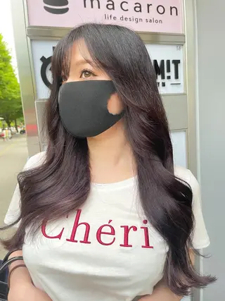 ロング LAME所属・RU NAのヘアスタイル