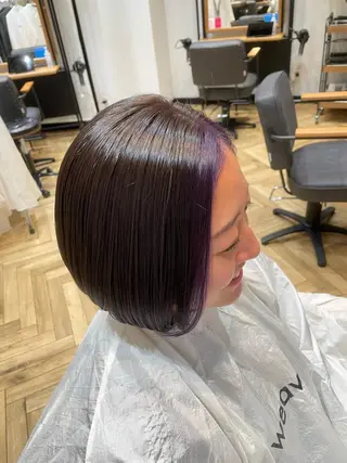 カラー 望恵🌸 韓国🇰🇷スタイルのヘアスタイル