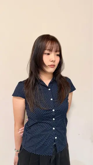 カラー ハイトーンベージュ カラー/さら🎀のヘアスタイル