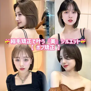 ショート ブリーチなしW🎀 髪質改善／はのんのヘアスタイル