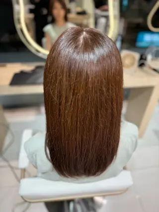 ミディアム 韓国レイヤー/ 顔まわり/西野和裕のヘアスタイル