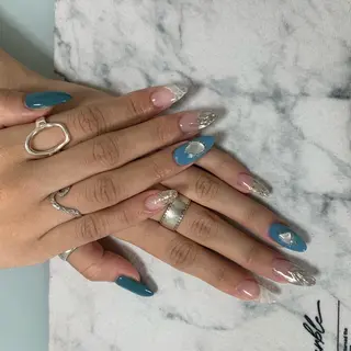 ネイル 🌙🫧CHARME (RUKA)🦋🫧のネイルデザイン