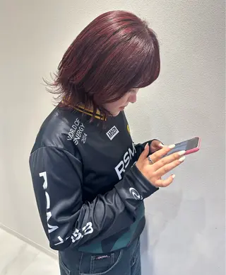 ミディアム カラー 艶カラー/エクステ/ MIRAI🪽のヘアスタイル