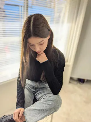 ロング カラー パーマ ヘアアレンジ ネイル キッズ マツエク・マツパ premier modelsのヘアスタイル