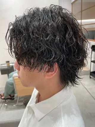 パーマ メンズ 髪質改善＆美髪矯正 専門美容師:植原瑞樹のヘアスタイル