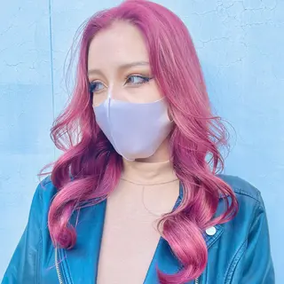 ロング カラー もにか🌞原宿/渋谷 🌝ブリーチカラーのヘアスタイル