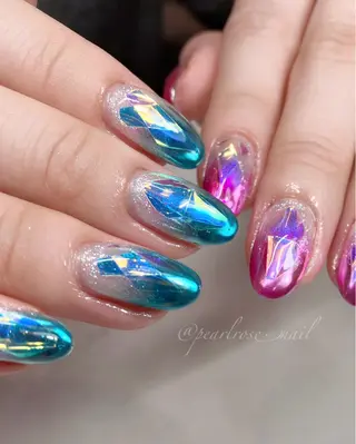 ネイル Beauty salon Ryu・ange所属・PEARL ROSE パールローズのネイルデザイン