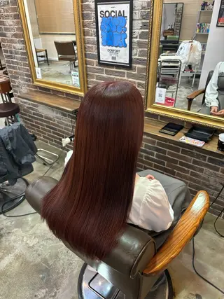 ロング カラー 平安 相斗のヘアスタイル