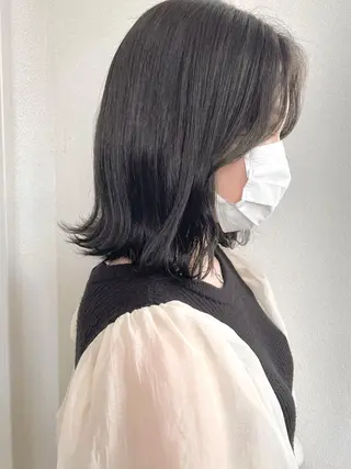 セミロング カラー ヘアアレンジ メンズ似合わせ🪞 副店長 kotoriのヘアスタイル