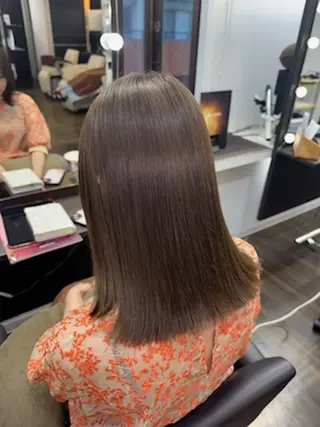 ミディアム 美髪髪質改善✨ 店長 天城由香のヘアスタイル