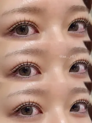 マツエク・マツパ BOOBEE eyelash所属・山下 紗采のマツエク・マツパデザイン