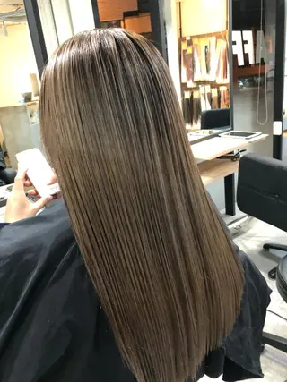 ロング カラー 下妻 カラーエクステ難波のヘアスタイル