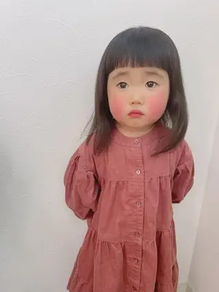 キッズ milk所属・キノシタ マユのヘアスタイル